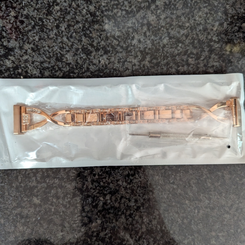 Rose gold fitbit strap for Sense/Sense 2 or Versa 3/4.